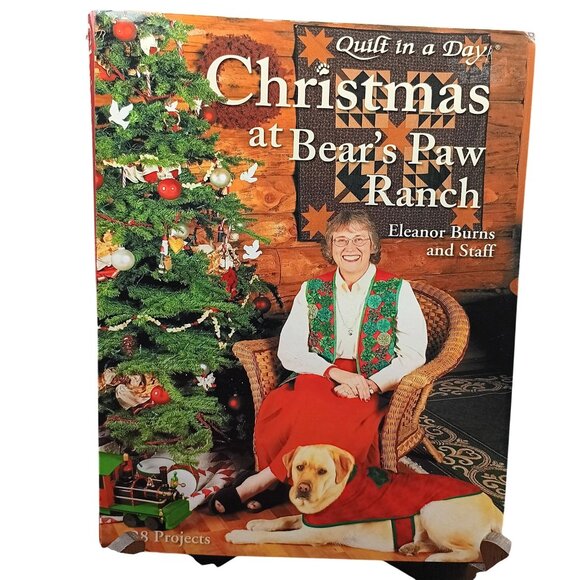 Eleanor Burns Other - Vintage Quilt In A Day: Christmas At Bears Paw Ranch By Eleanor Burns Spiral-Bou
